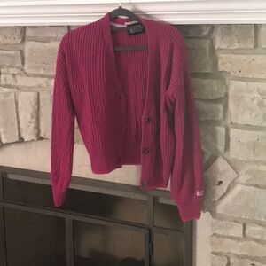 Scotch & Soda Fuchsia Cardigan Sweater